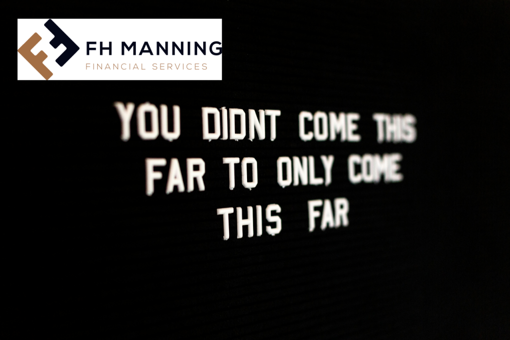 You didn't come this far to only come this far